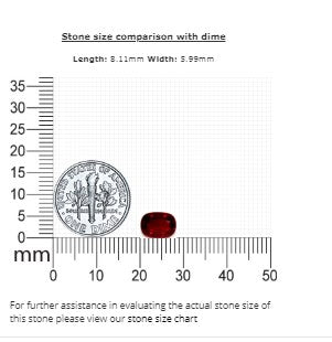 Ruby Cushion GIA Certified Untreated 2.02  cts.