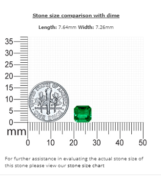 1.69 cts. Emerald Cut  Emerald GIA Certified