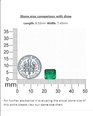 2.67 cts. Emerald Cut Emerald GIA Certified