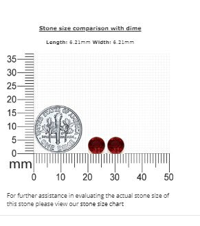 Ruby Round  Matched Pair GIA Certified  2.66 cttw.