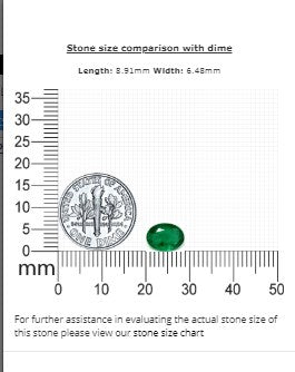 1.55 cts. Emerald Oval