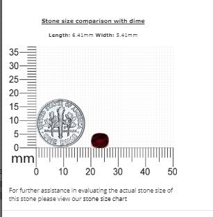 Ruby Cushion GIA Certified  Untreated 1.12 cts.