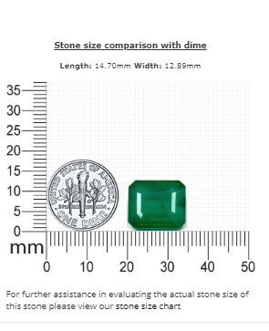 Emerald  Cut Emerald GIA Certified 10.28 cts.