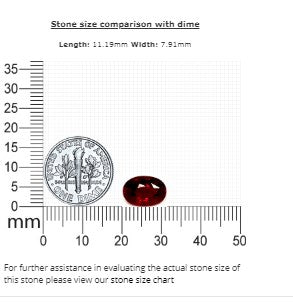 Ruby Oval GIA Certified Untreated 3.98cts.