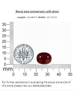 Ruby Oval GIA Certified 6.11 cts.