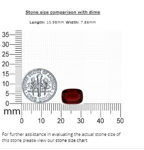 Ruby Cushion GIA Certified Untreated 3.28 cts.