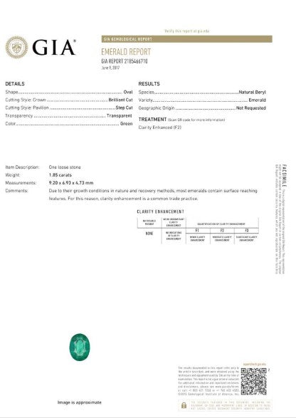 Green Emerald Oval Matched Pair GIA Certified 3.62 cttw.