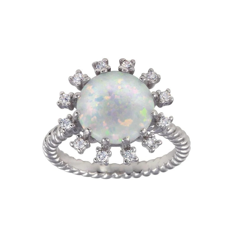 Round Flower Ring