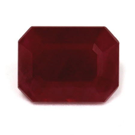 Emerald  Cut Ruby 2.25 cts