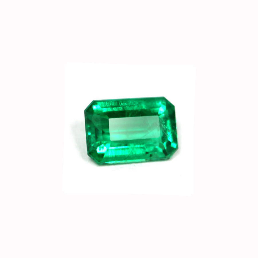 0.89 cts. Emerald Cut Emerald GIA Certified