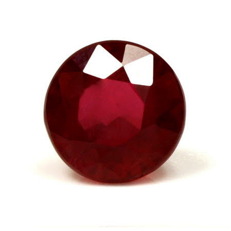 Ruby  Round Untreated 0.75 cts.