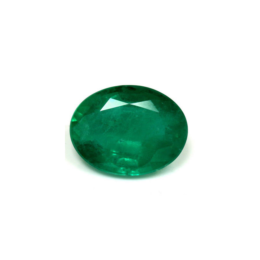 Green Emerald Oval GIA Certified Untreated 4.87 cts.
