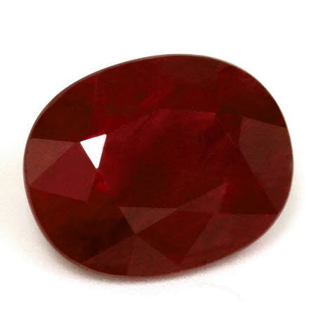 Ruby Oval GIA  Certified 3.15 cts.