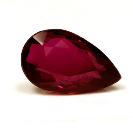 Ruby Pear  GIA Certified Untreated 1.02 cts.