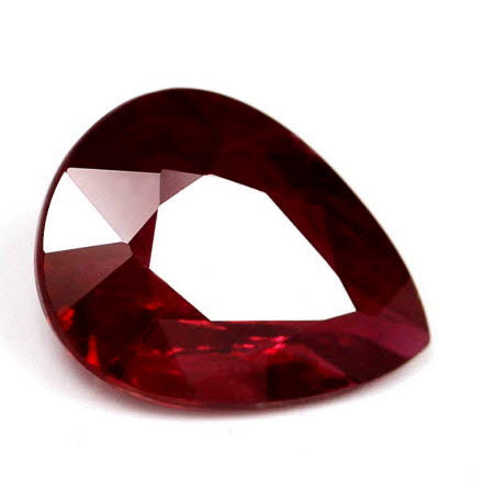 Ruby Pear GIA Certified  1.98 cts.
