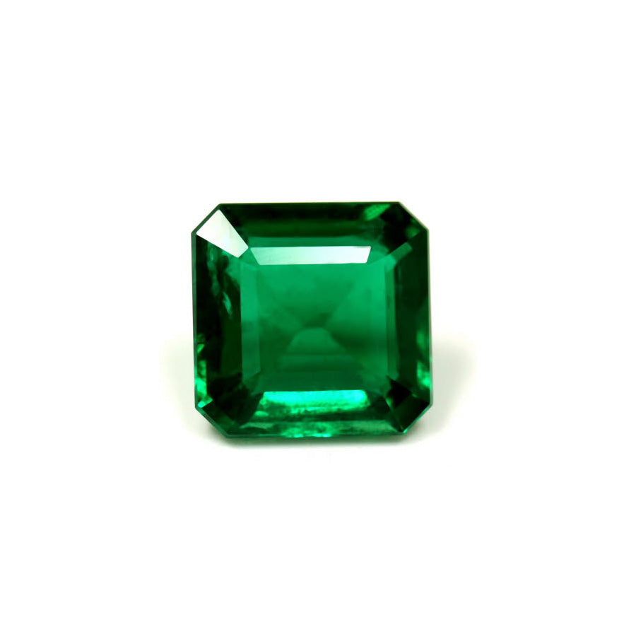 Green Emerald Cut Emerald GIA Certified 2.58 cts.
