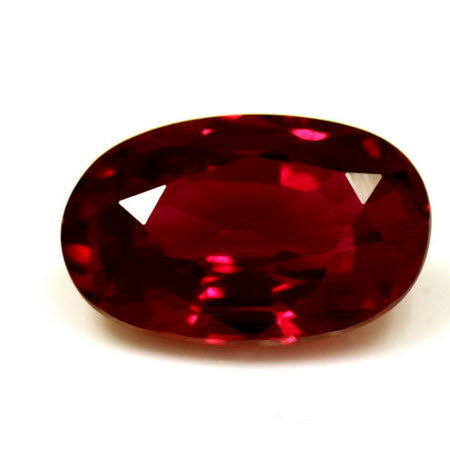 Ruby Oval GIA  Certified Untreated 0.58 cts.