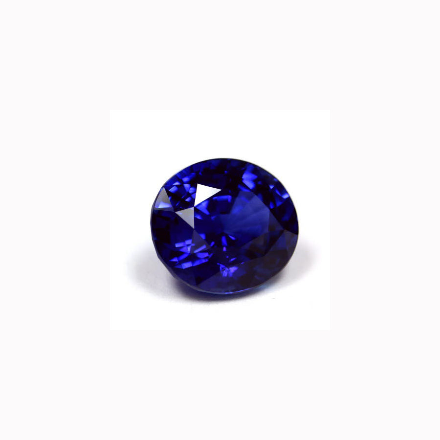 8.77 cts. Blue Sapphire Oval GIA Certified