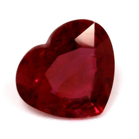 Ruby  Heart GIA Certified Untreated 1.08 cts.