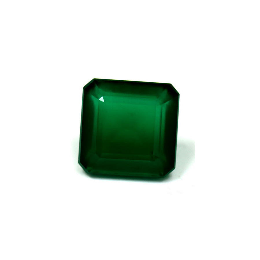 Green Emerald Cut Emerald GIA Certified Untreated 3.71 cts.