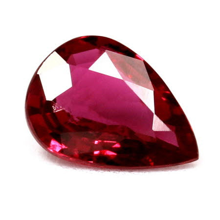 Ruby Pear  Untreated 0.60 cts.
