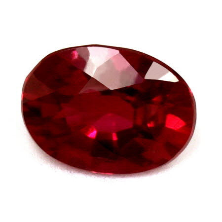 Ruby  Oval Untreated 0.48 cts.