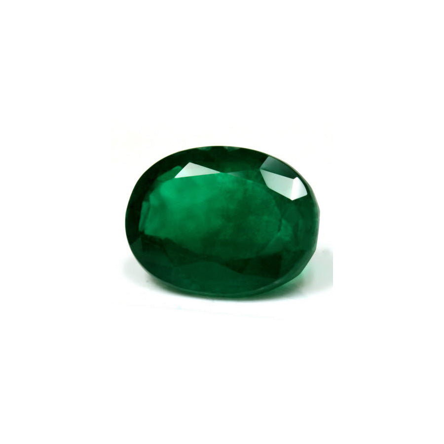 Green Emerald Oval GIA Certified 8.30 cts.