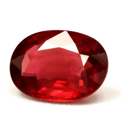 Ruby  Oval Untreated 0.93 cts.