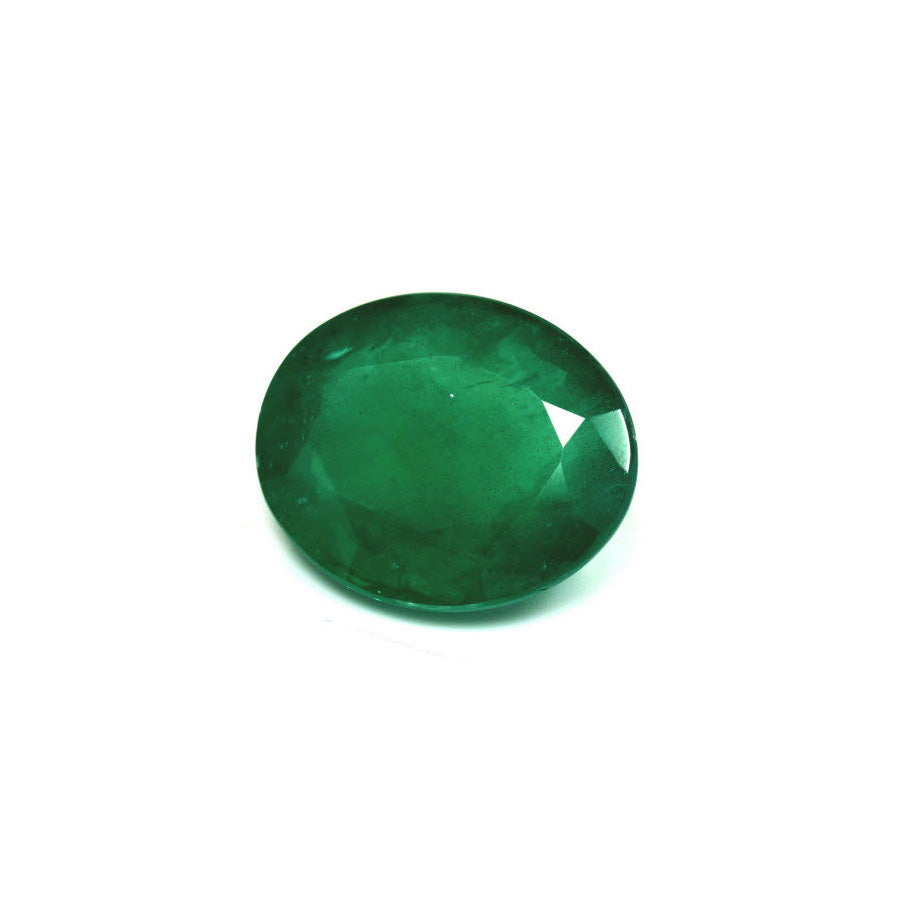 Green Emerald Oval GIA Certified 16.82 cts.