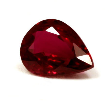 Ruby Pear  GIA Certified Untreated 1.04 cts.