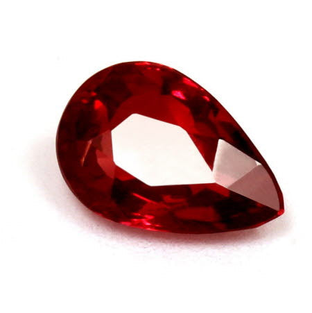 Ruby  Pear  Untreated 0.71 cts