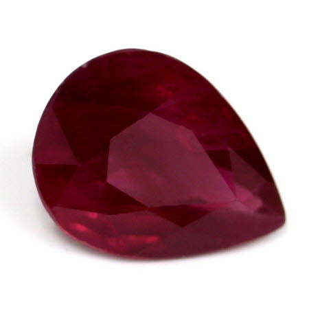 Ruby  Pear 1.37 cts.
