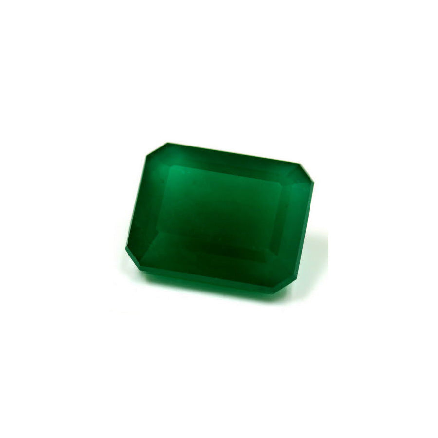 Green Emerald Cut Emerald GIA Certified Untreated 9.87 cts.