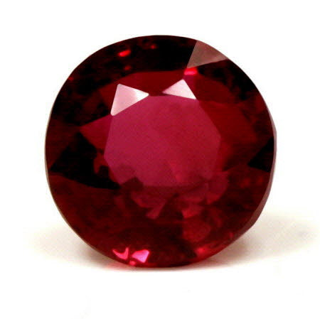 Ruby Round GIA Certified  Untreated 0.86 cts.