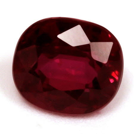 Ruby Cushion GIA Certified  Untreated 1.12 cts.