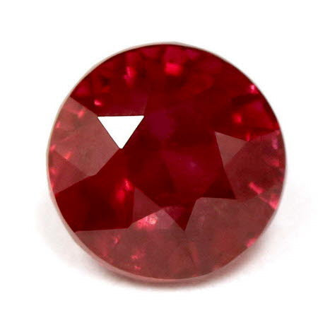 Ruby Round GIA Certified Untreated 0.91 cts.