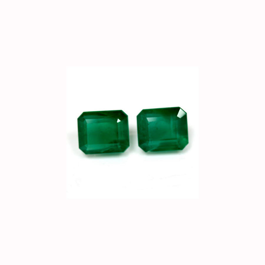 Emerald Cut Emerald  Matched Pair GIA Certified 2.64 cttw.