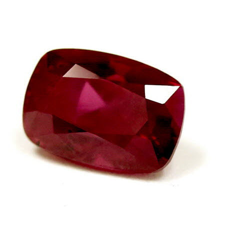 Ruby Cushion GIA  Certified Untreated 1.26 cts.