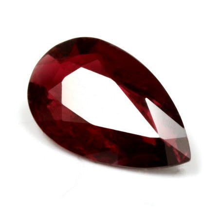 Ruby  Pear  GIA Certified Untreated 0.95 cts.