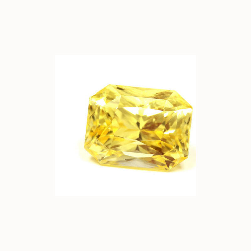 Emerald Cut  Yellow Sapphire GIA Certified Untreated 12.79 cts.