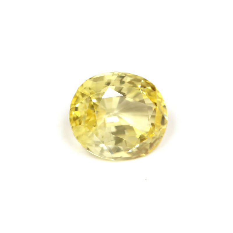 Yellow Sapphire Oval  GIA Certified Untreated 4.04cts.