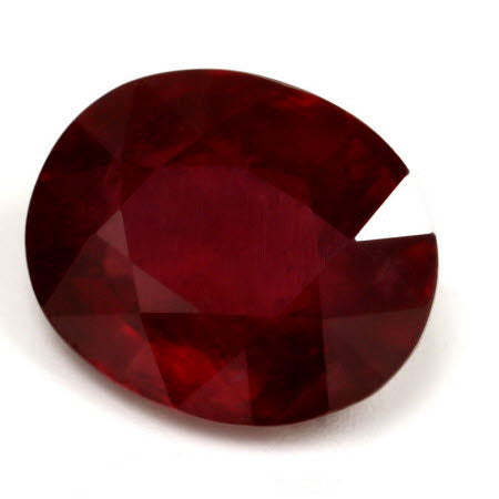 Ruby Ova l Composite 7.02 cts.
