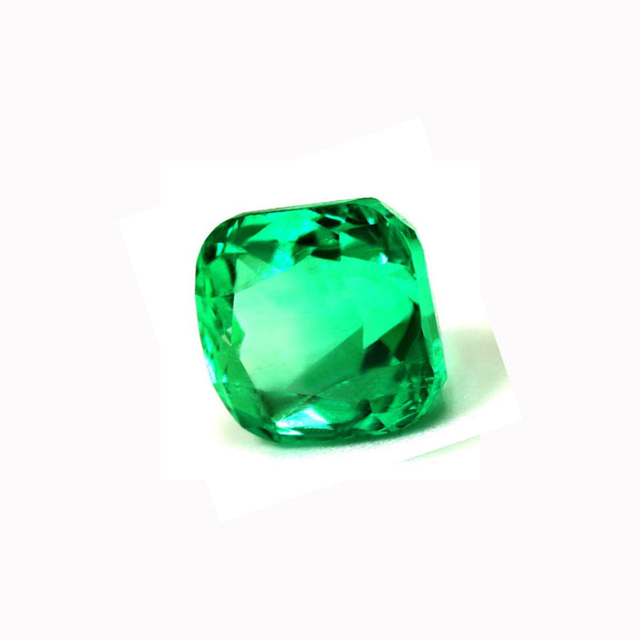 5.14 cts. Emerald Cushion AGL Certified