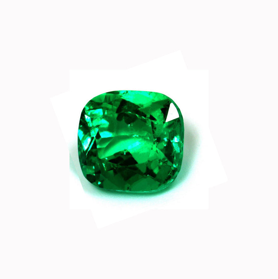 5.97 cts. Emerald Cushion AGL Certified