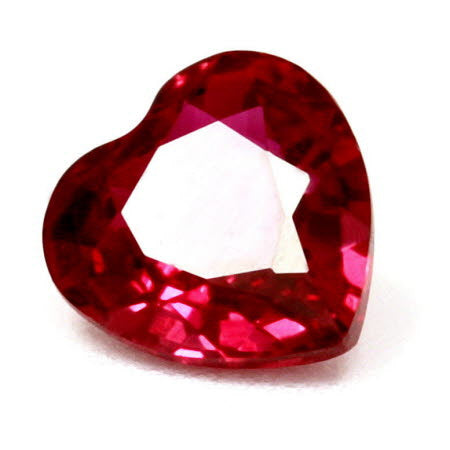 Ruby  Heart  Untreated 0.60 cts.