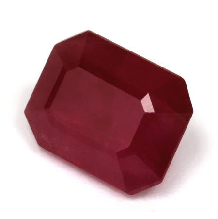 Emerald  Cut Ruby 2.07 cts.