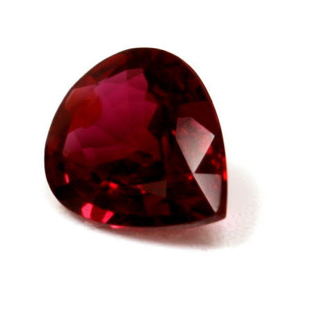 Ruby Pear GIA  Certified Untreated 0.62 cts.