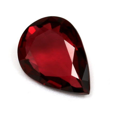 Ruby Pear Untreated 0.60 cts.