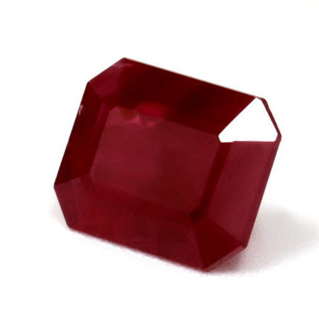 Emerald  Cut Ruby 1.98cts