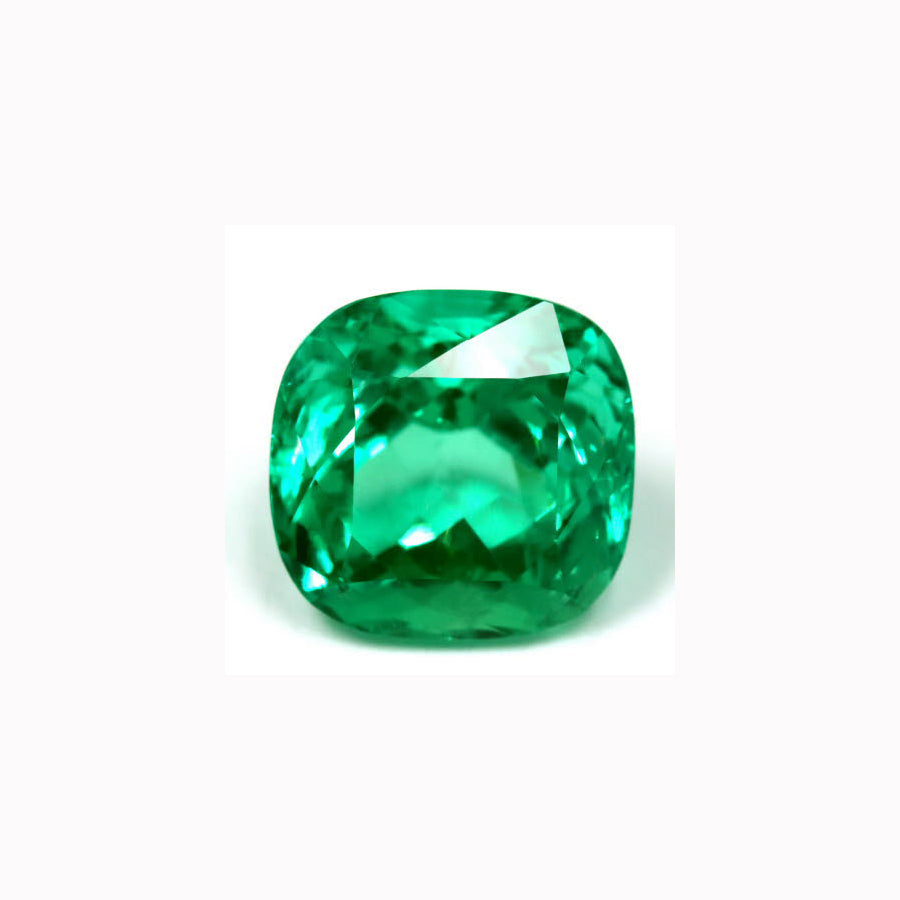 6.88 cts. Emerald Cushion AGL Certified